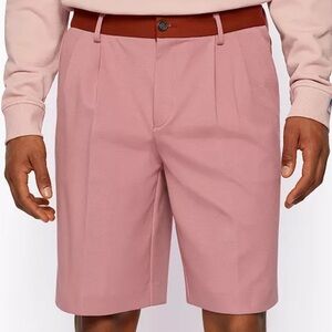 Hugo Boss x Russell Athletics Pollock Light Pink Men’s Tapered Fit Shorts